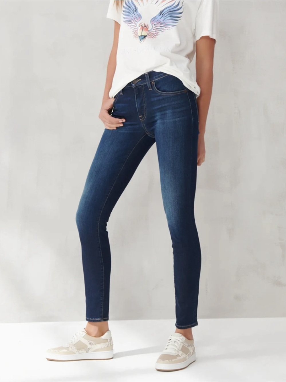 Lucky Brand Ava Mid Rise Skinny Jean